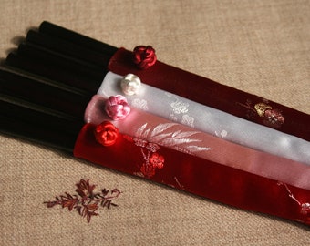 Chopstick Silk Pouch