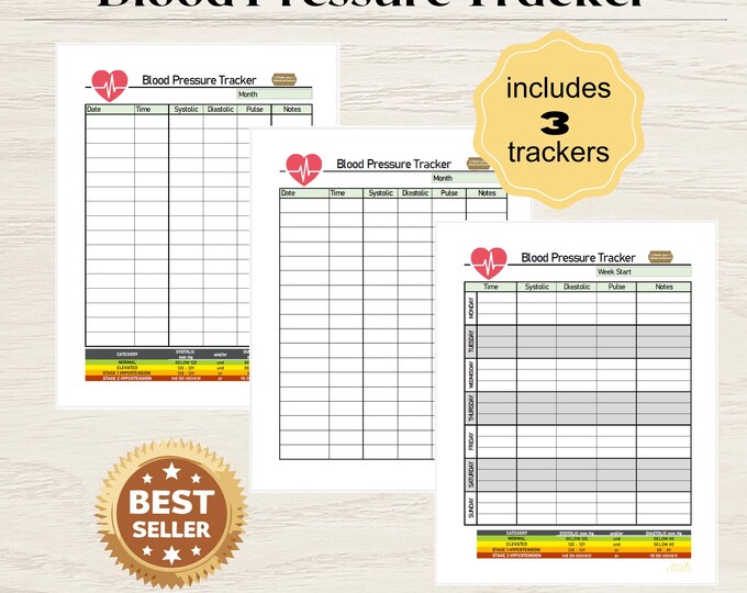 Bp Tracker Table This item is unavailable - Etsy