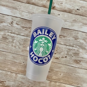 Homecoming Proposal | HOCO Personalized Starbucks Cold Cup, Reusable Plastic Beverage Tumbler - You Choose Colors