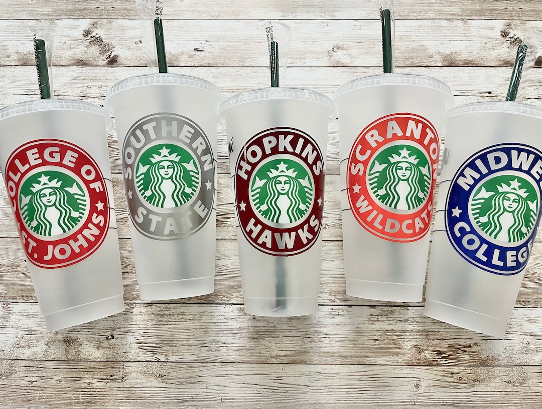 College or School of Your Choice  Personalized Starbucks Cold