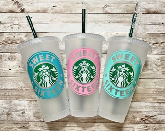 Starbucks Reusable Travel Cup to Go Coffee Cup (Grande 16 Oz) 6 Pack -  (LIDS SOLD SEPARATELY)