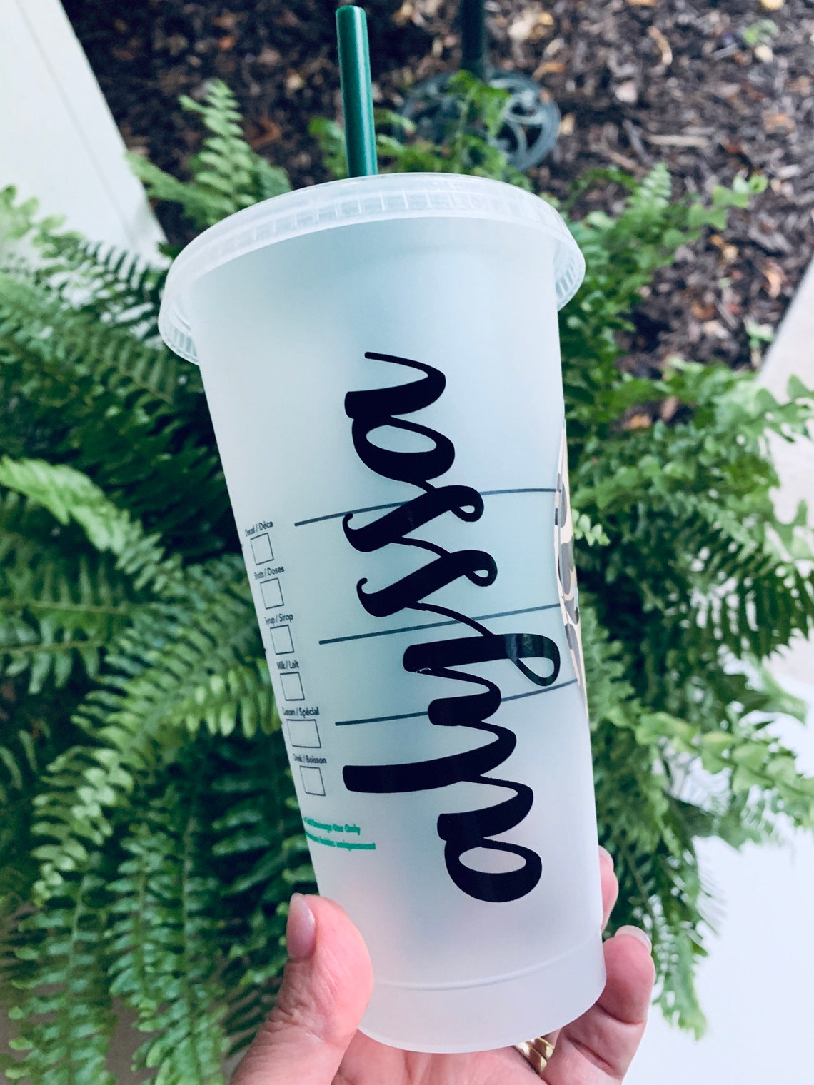 Blank Starbucks Cup Personalize Beverage Tumbler Reusable Etsy