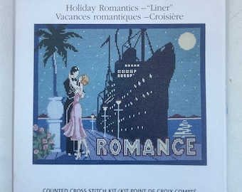 DMC Holiday Romantics - Liner stitch kit - Romantic - counted cross stitch kit