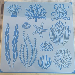 Coral Stencil - Etsy