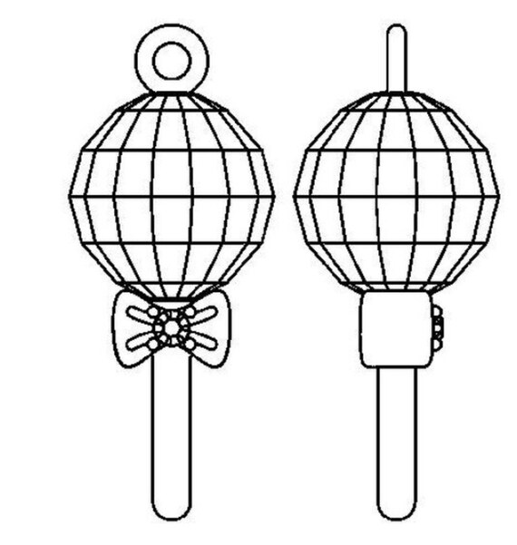 Swarovski 190107 19.5mm Cutie Cuties Louey Lollipop Charm, Clear