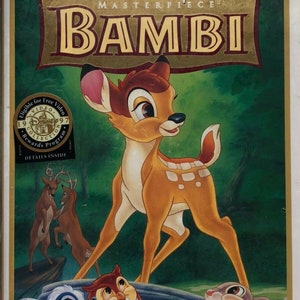 Rare Bambi (VHS) 55th Anniversary Edition 1997, #9505 FACTORY SEALED