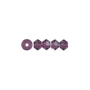 Swarovski Bicone bead amethyst 3mm - Quantity of 70 beads