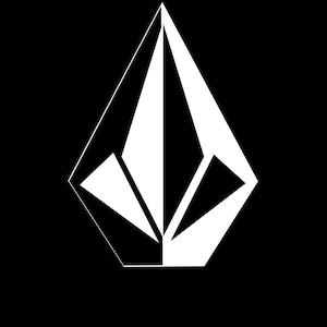 May include: A white geometric logo on a black background. The logo is a stylized diamond shape with internal geometric elements. The design is clean and modern, with sharp lines and a high-contrast color scheme.