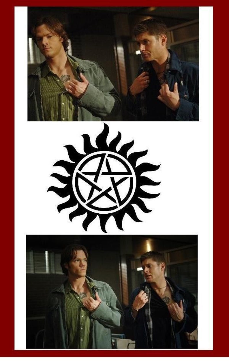 пентаграмма дина винчестера. татуировка винчестеров. дин винчестер тату. сверхъестественное татушки дина и сэма. татуировка дина и сэма винчестеров.