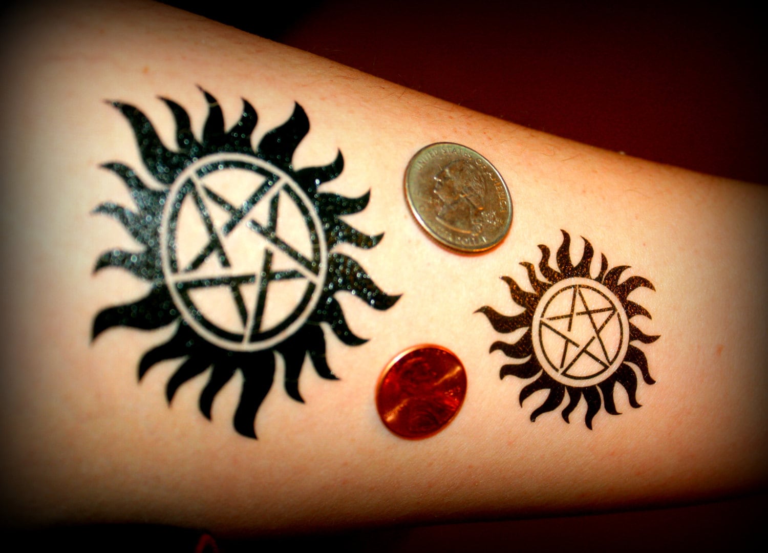 Supernatural Dean Winchester Tattoo Ideas - wide 5