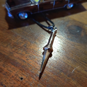 Castiel&#39;s Angel Blade SPN Charm Pendant Necklace