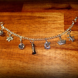 Long Haired Princess Charm Bracelet