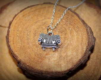 I'll be there for you Themed Handmade Charm Necklace OR Bracelet YOU CHOOSE!