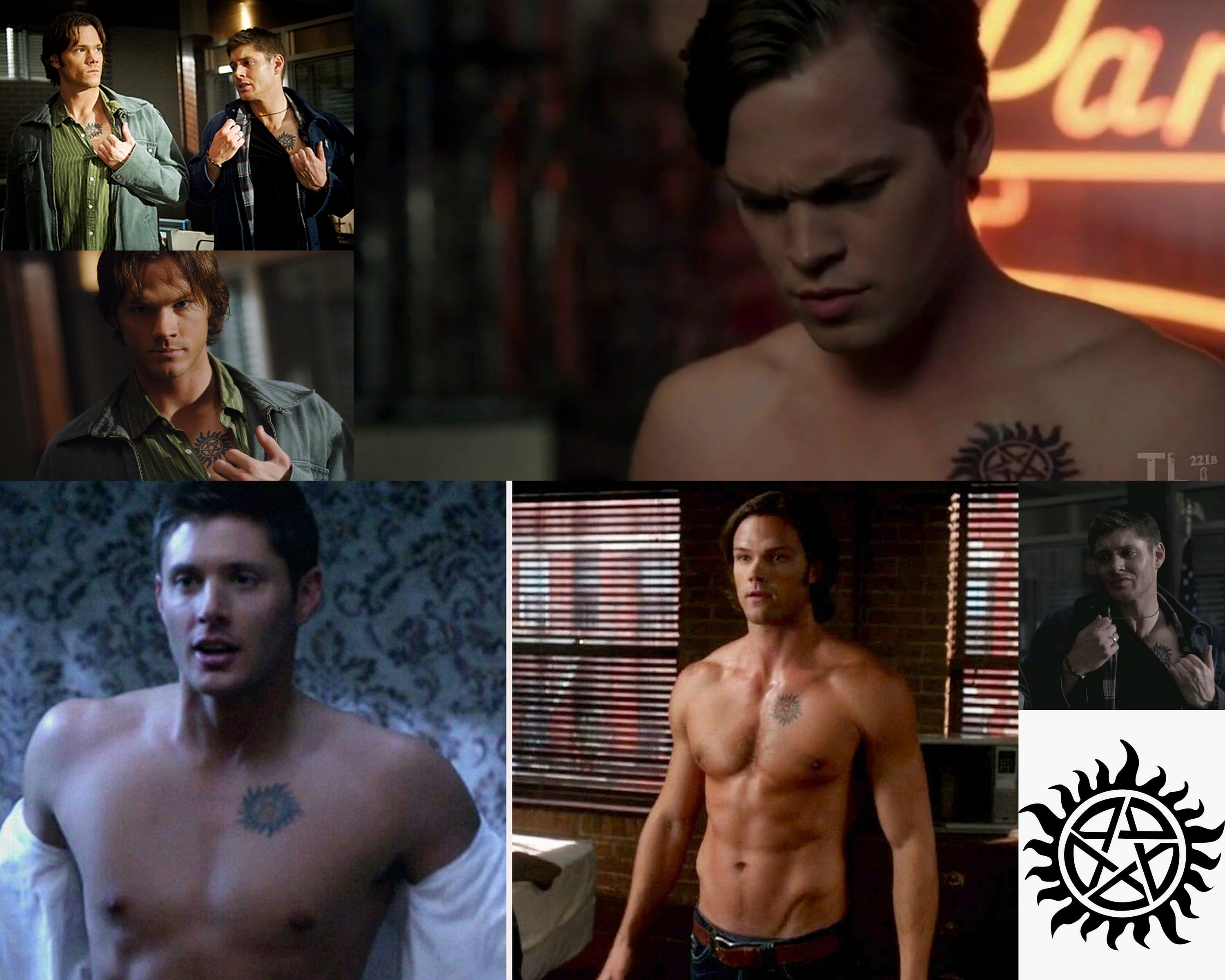 Supernatural Dean Winchester Tattoo Symbol - wide 7