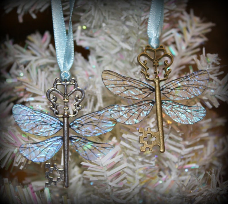 Flying Winged Key Themed Ornament image 3