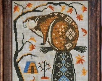 Cottage Garden Samplings - The Beaver - Counted Cross Stitch Pattern