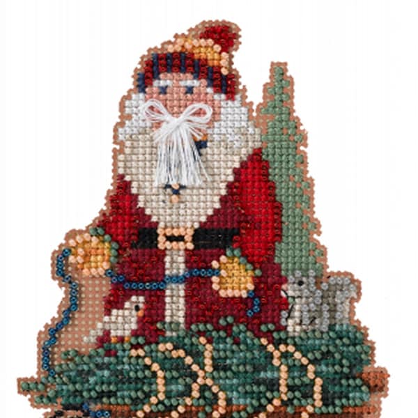 Mill Hill Timberline Santas - Norway Spruce Santa MH20-2233 Ornament Beaded Counted Cross Stitch Kit