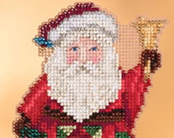 Jim Shore by Mill Hill - Glad Tidings Santa - Counted Cross Stitch Kit
