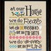 Lizzie Kate - At Our House K62 - Counted Cross Stitch Pattern Chart and Threads