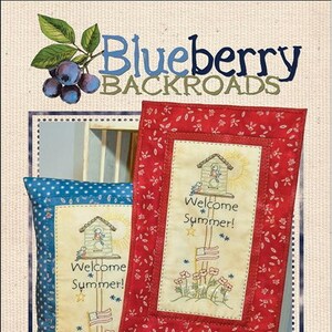 Blueberry Backroads - Welcome Summer! 096 - hand embroidery pattern