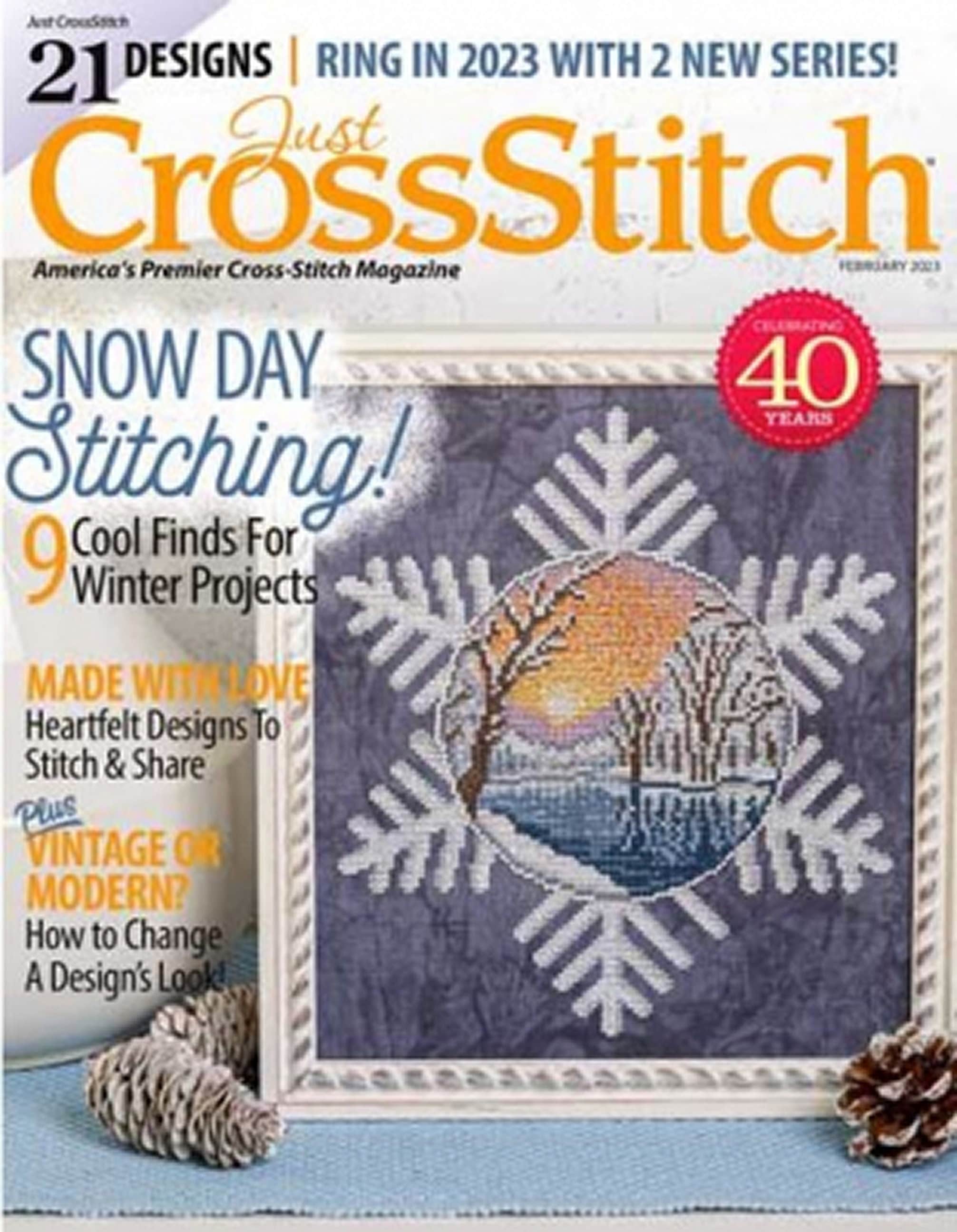 Just Cross Stitch February 2023 Magazine 