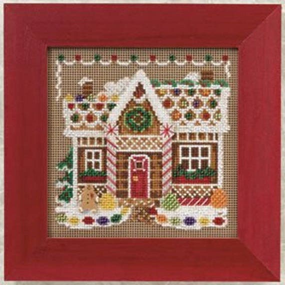 thumbnail image 2 of Mill Hill Sandy Claws 2025 Winter Cross Stitch Kit - Buttons & Beads Holiday Design With Complete Supplies 2 of 14