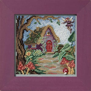 Mill Hill Buttons & Beads Spring Series - Fairy House MH14-2514 Counted Cross Stitch Kit