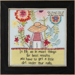 Mill Hill Curly Girl Design Little Dirt CG30-2012 Counted Cross Stitch Kit