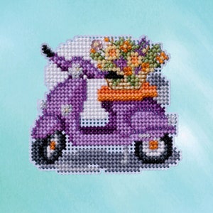 Mill Hill Spring Bouquet Collection Scooter MH18-2313 Ornament Beaded Counted Cross Stitch Kit