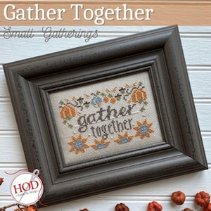Hands On Design Gather Together HD316 - Counted Cross Stitch Pattern