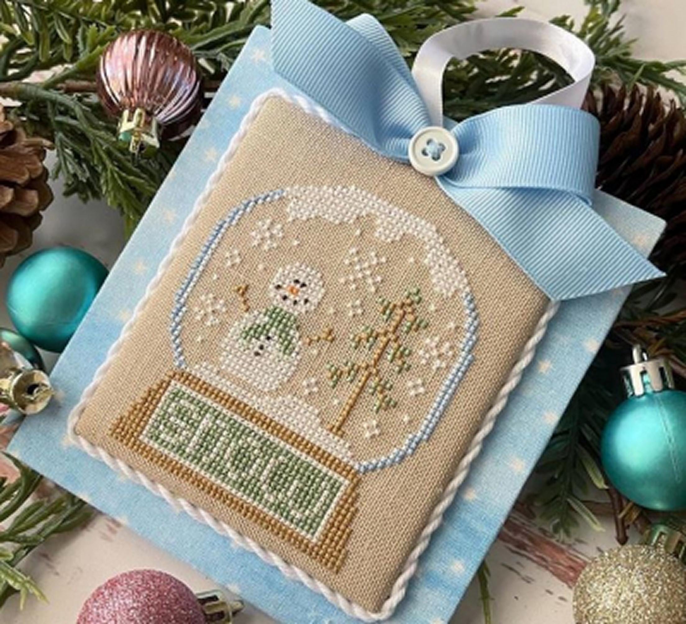 Country Cottage Needleworks Snow Globe Counted Cross Stitch Pattern - Etsy