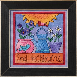 Mill Hill Sticks Smell The Flowers ST15-2413 Beaded Counted Cross Stitch Kit