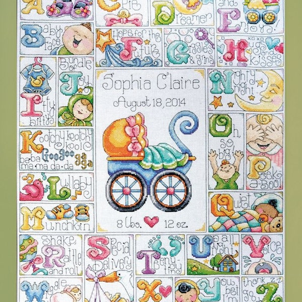 Design Works Crafts - Special Delivery ABC 2770, Counted Cross Stitch Kit