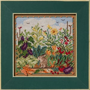 Mill Hill Buttons & Beads Spring Series - Bunny Garden MH14-2513 Counted Cross Stitch Kit