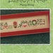 Lizzie Kate Snippet S110 - Merry String - Christmas Counted Cross Stitch Chart, Pattern
