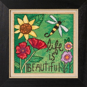 Mill Hill Sticks Life is Beautiful ST15-2213 Beaded Counted Cross Stitch Kit