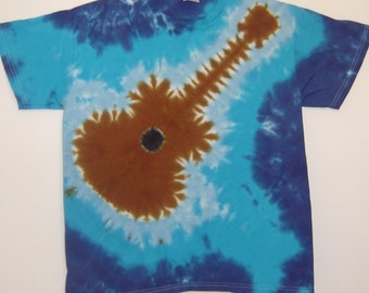 Tie Dye Guitar Kid's T-Shirt