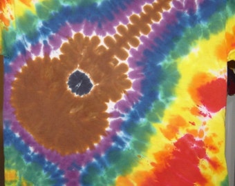 2XL or 3XL Tie Dye Guitar T-Shirt