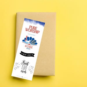 JW 2025 “Pure Worship” Special Convention Printable Bookmark Digital File | JAPAN, KOBE