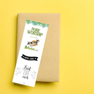 JW 2025 “Pure Worship” Special Convention Printable Bookmark Digital File | BOLIVIA