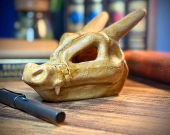 Charizard - Handcrafted Skull Lantern - Tea Light Included
