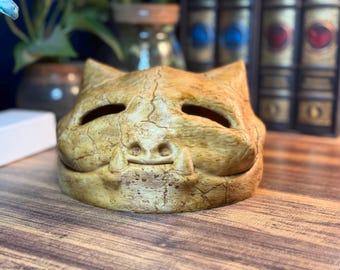 Snorlax - Handcrafted Skull Lantern - Tea Light Included