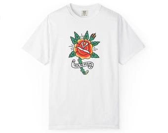 Traditional Rose Tattoo Shirt Your Mom Banner