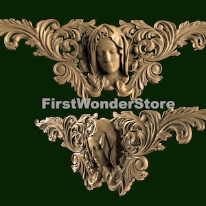 3D STL Modell von Saint Mariya Gebet für CNC-Fräser, Engraver, Carving, Maschine, 3D-Drucker, Artcam, Aspire, Fusion3D