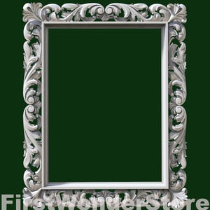 3D STL Modell Square Classic Frame 1 für CNC-Fräser Engraver Carving-Maschine 3D-Drucker Artcam Aspire Fusion3D