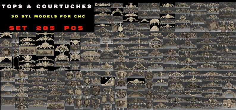 Frame Model Box Tops 2600+ 3D STL Models: Interior Decorations & Frames for CNC - Etsy