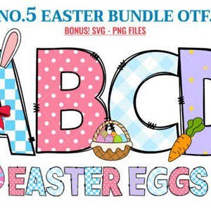 Lettertype paasbundel – Leuke en feestelijke handgeschreven lettertypen voor lente- en feestdagen