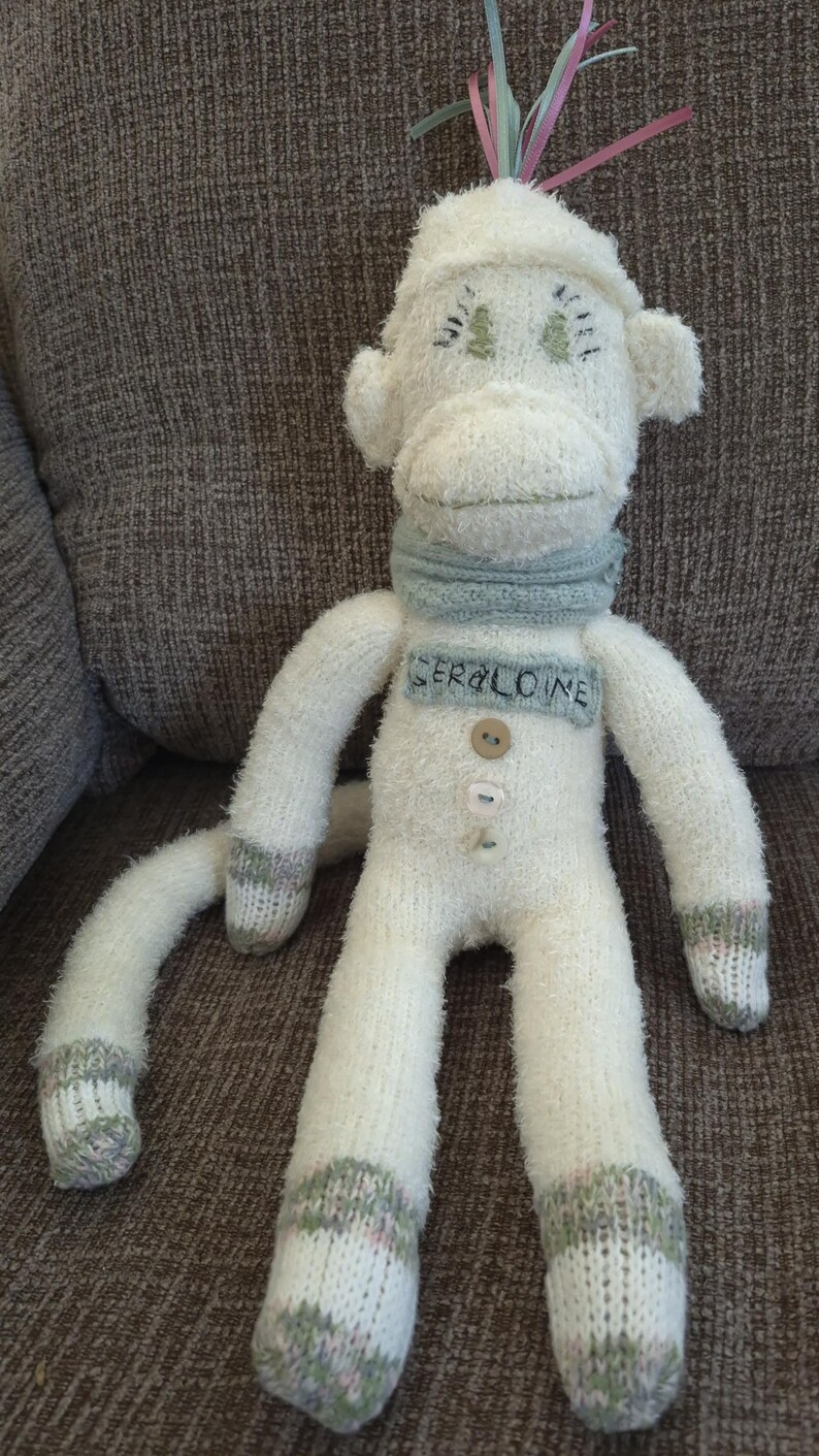 Geraldine the Sock Monkey - Etsy