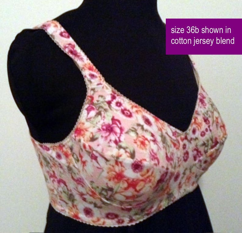 Soft Cup Full Band Bra / Bralette Sewing Pattern All Sizes. Etsy