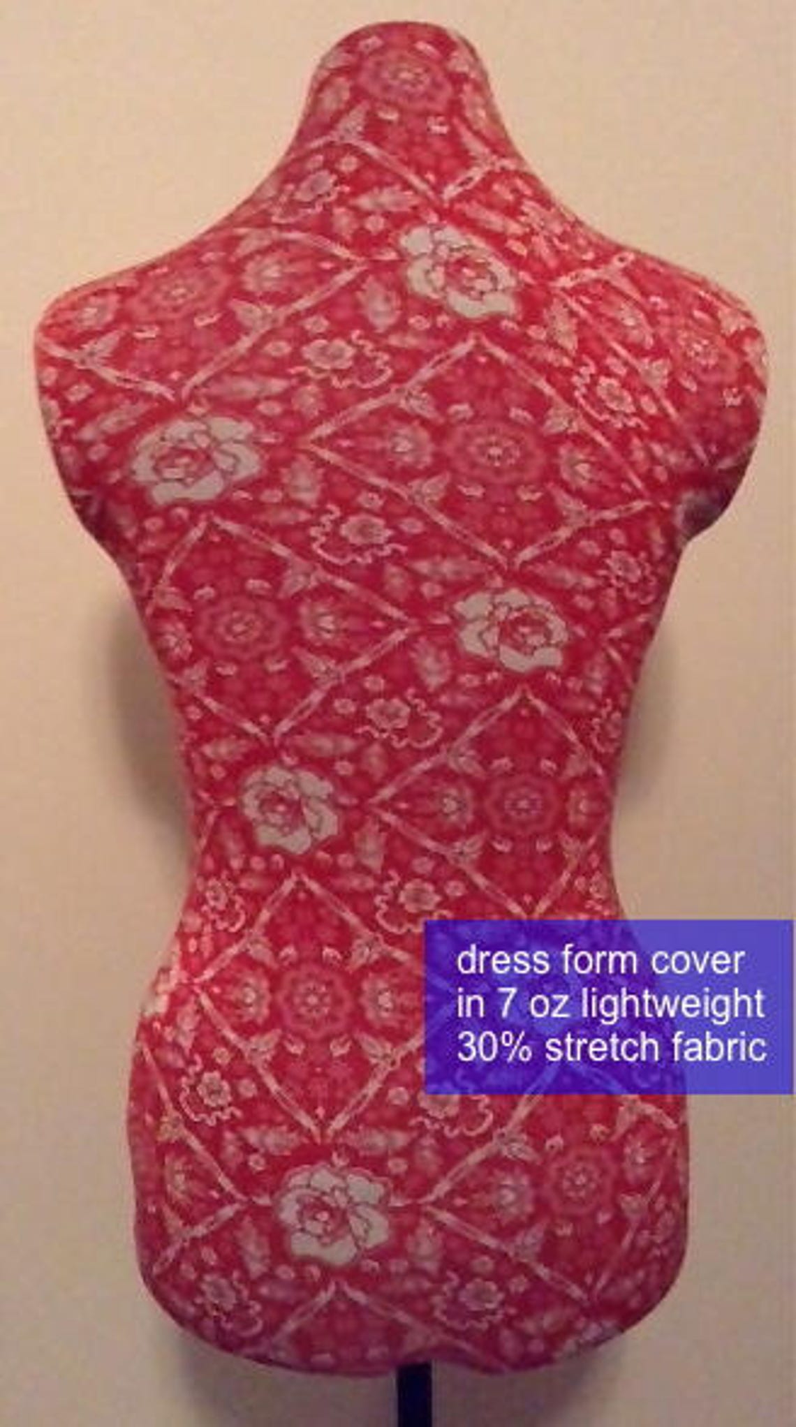 Small Dress Form Cover Sewing Pattern fits Dritz and Singer. Digital ...